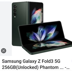 Galaxy fold z3. 256 cell phone